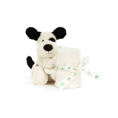 Bashful Black &amp; Cream Puppy Doudou