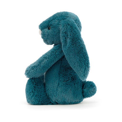 Bashful Rabbit Plysch - H 31 cm - Mineralblå