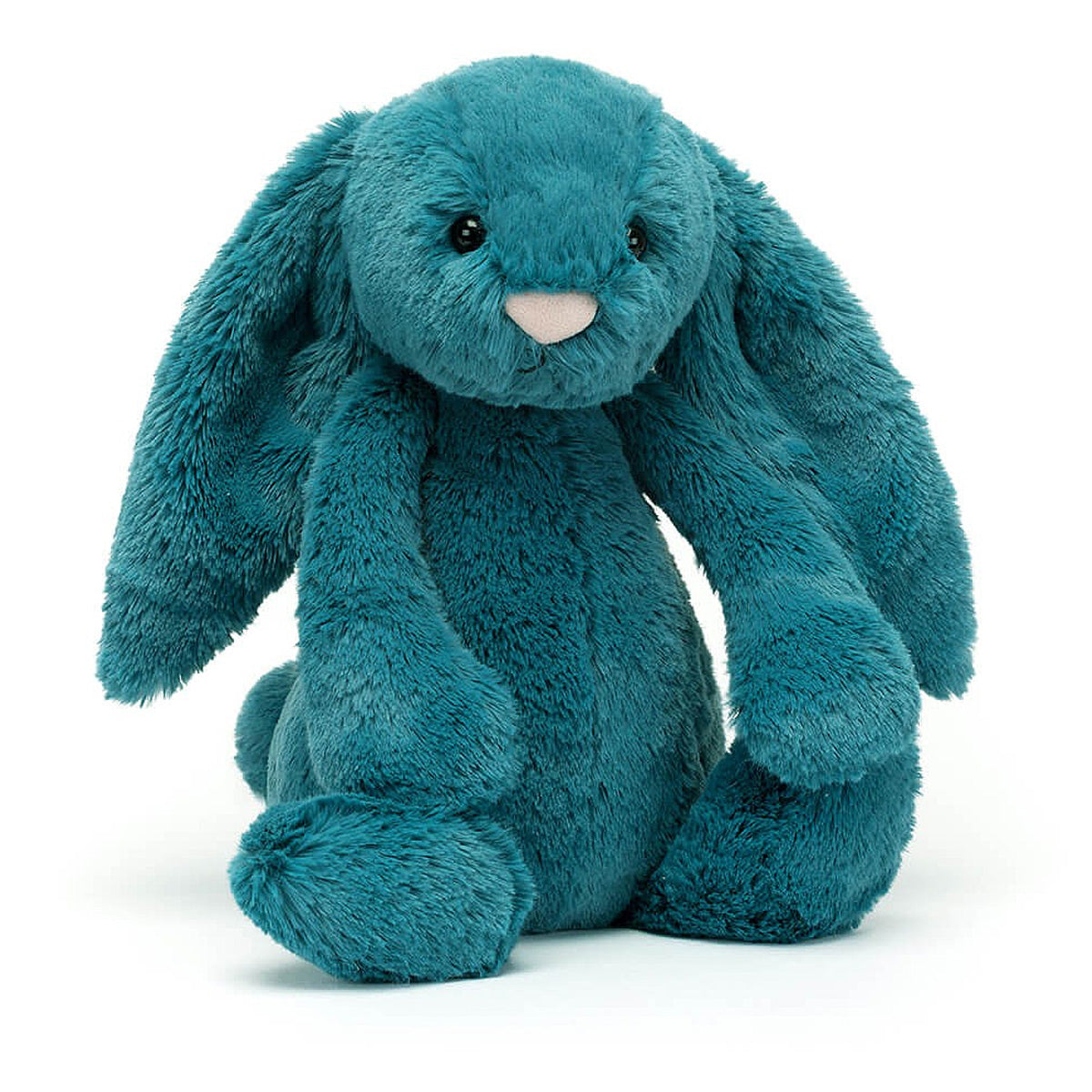 Bashful Rabbit Plysch - H 31 cm - Mineralblå