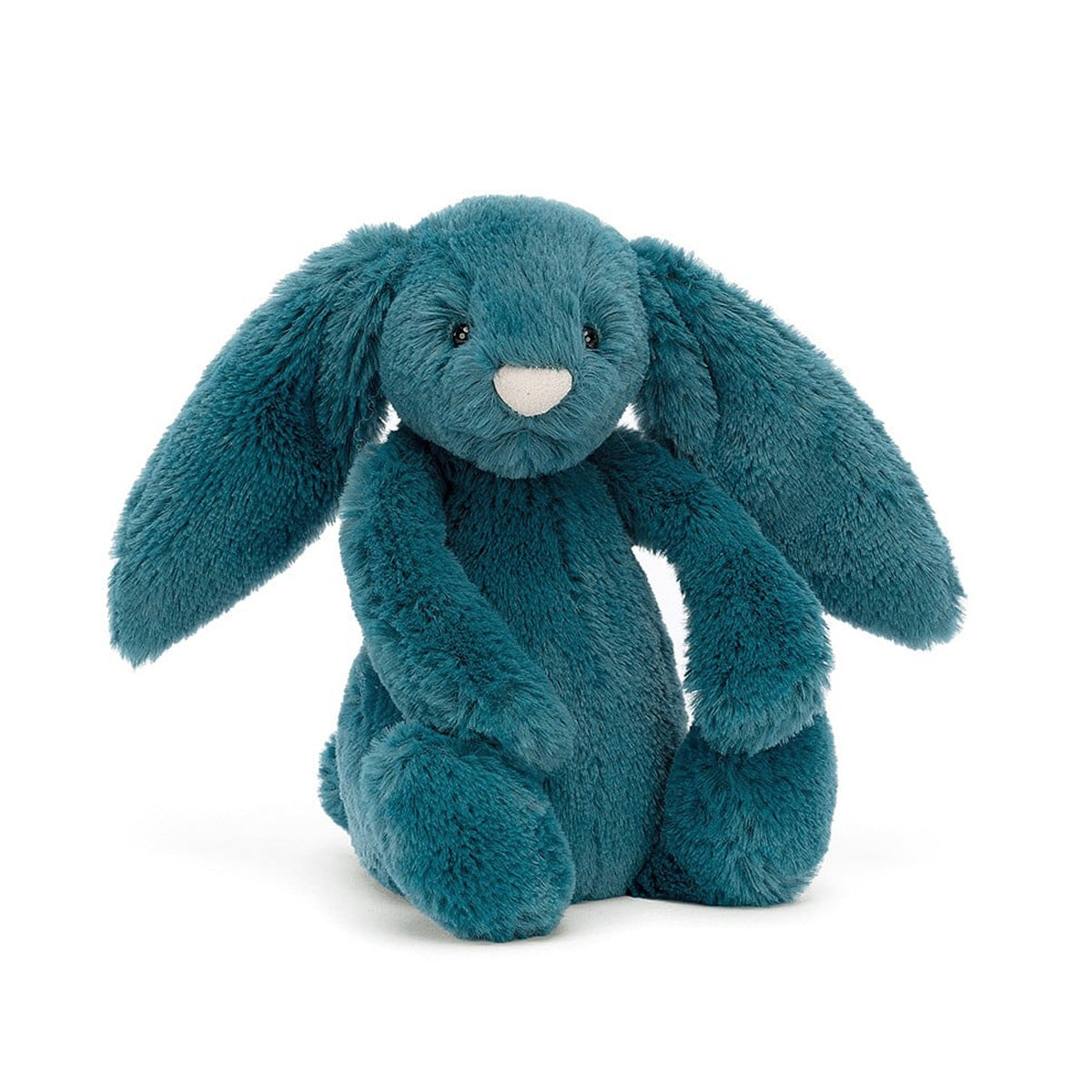 Bashful Rabbit Plysch - H 18 cm - Mineralblå