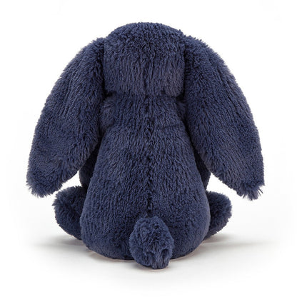 Bashful Rabbit Plysch - H 31 cm - Marinblå