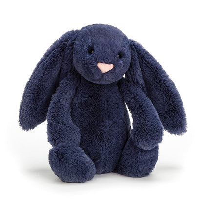 Bashful Rabbit Plysch - H 31 cm - Marinblå