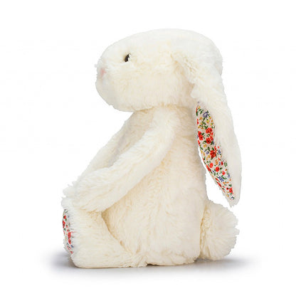 Blossom Rabbit Plysch - H31 cm - Kräm