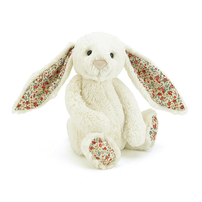 Blossom Rabbit Plysch - H31 cm - Kräm