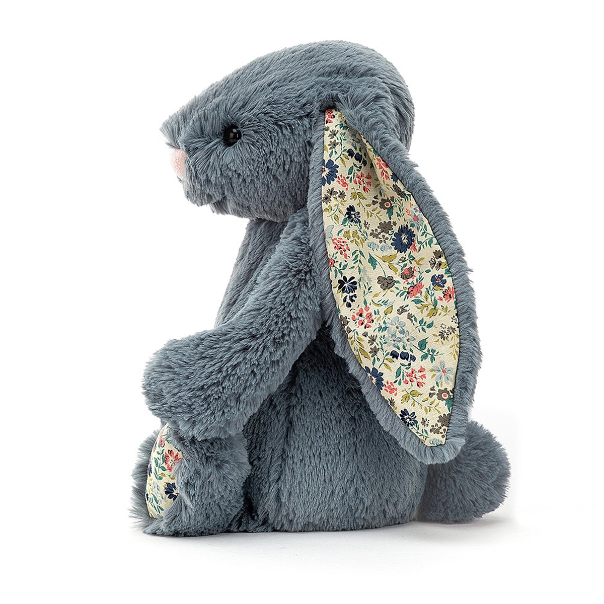 Blossom Rabbit Plysch - H 18 cm - Dusty Blue