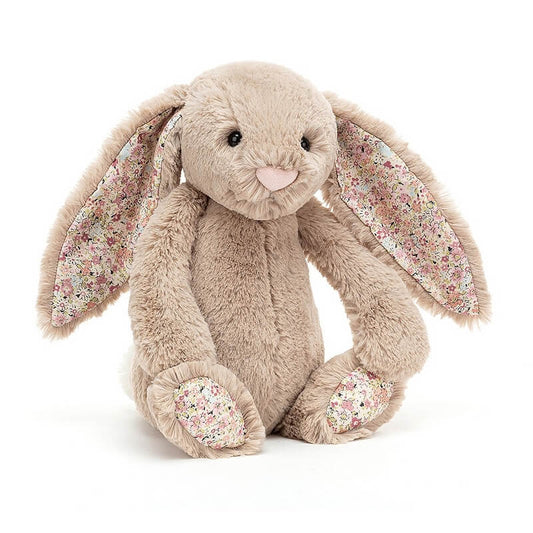 Peluche Doudou Blossom Lapin Bea - Beige - h 18 cm