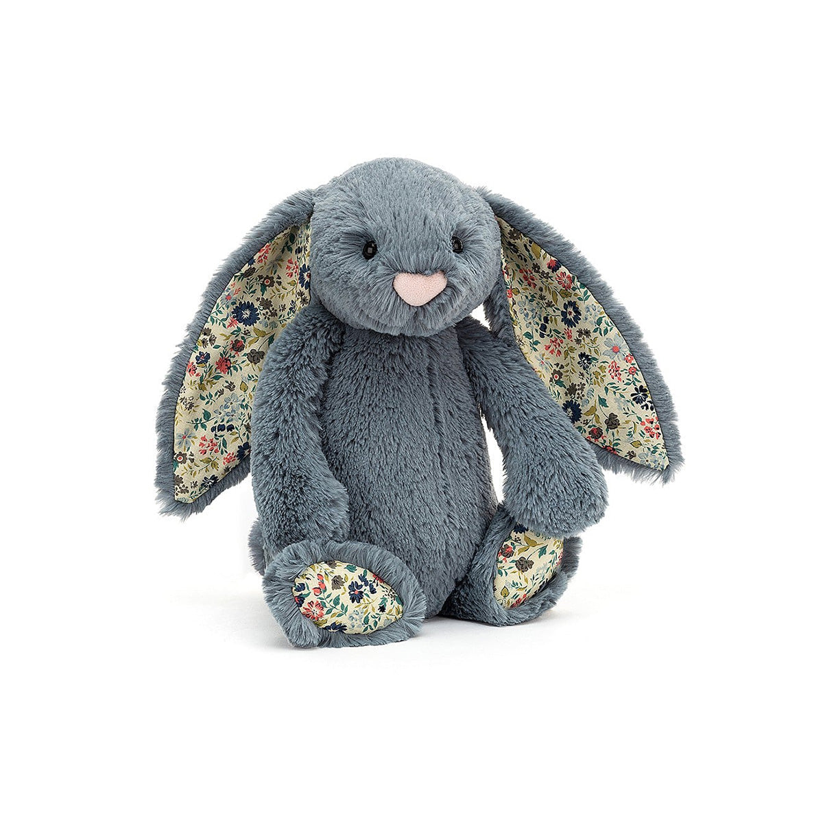 Peluche Doudou Blossom Lapin - Bleu