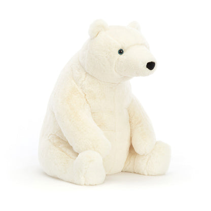 Peluche Elwin Ours Polaire - H 21 cm